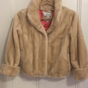Miley Faux Fur Blonde Jacket
